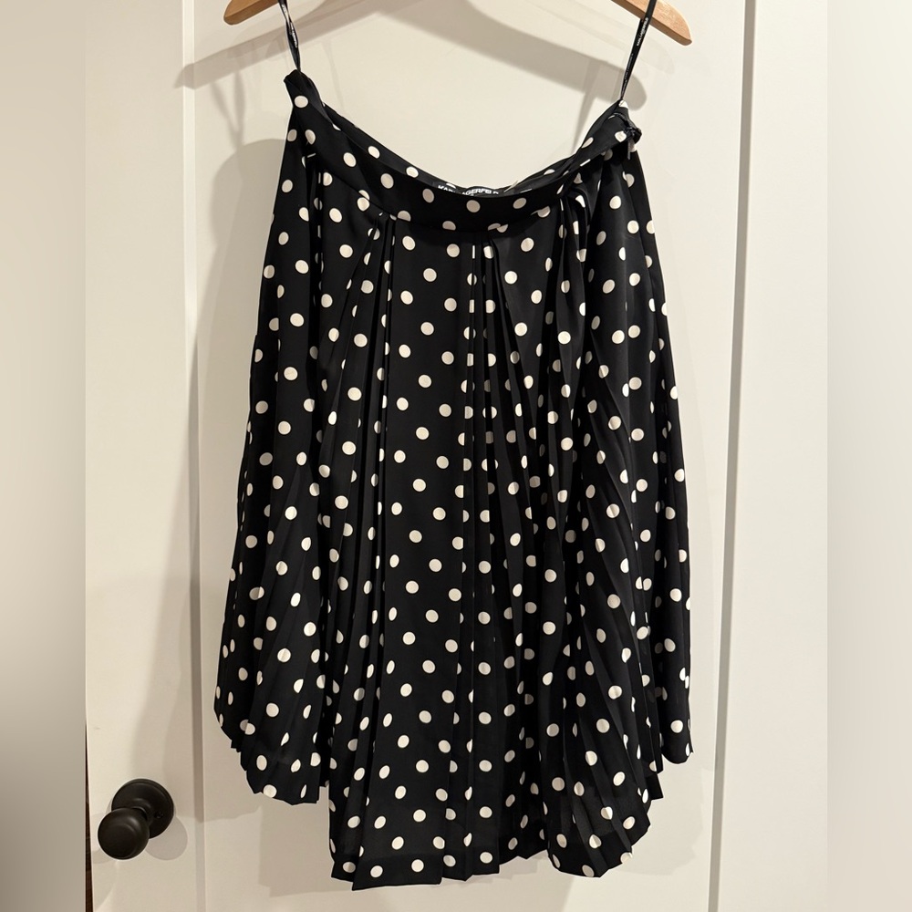 Karl Lagerfeld Black and White Polka Dot Design